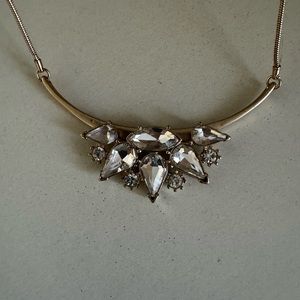 Banana Republic statement rhinestone necklace
